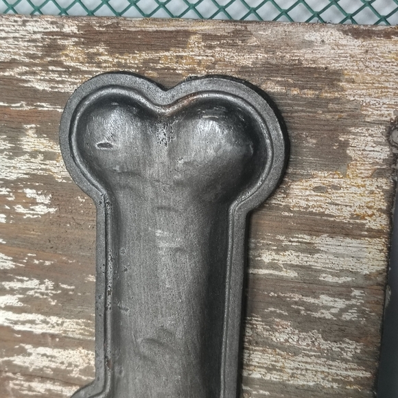 Metal Dog Picture Frame Fence Wood Metal Bone Farmhouse Decor Frame - Picture 2 of 16